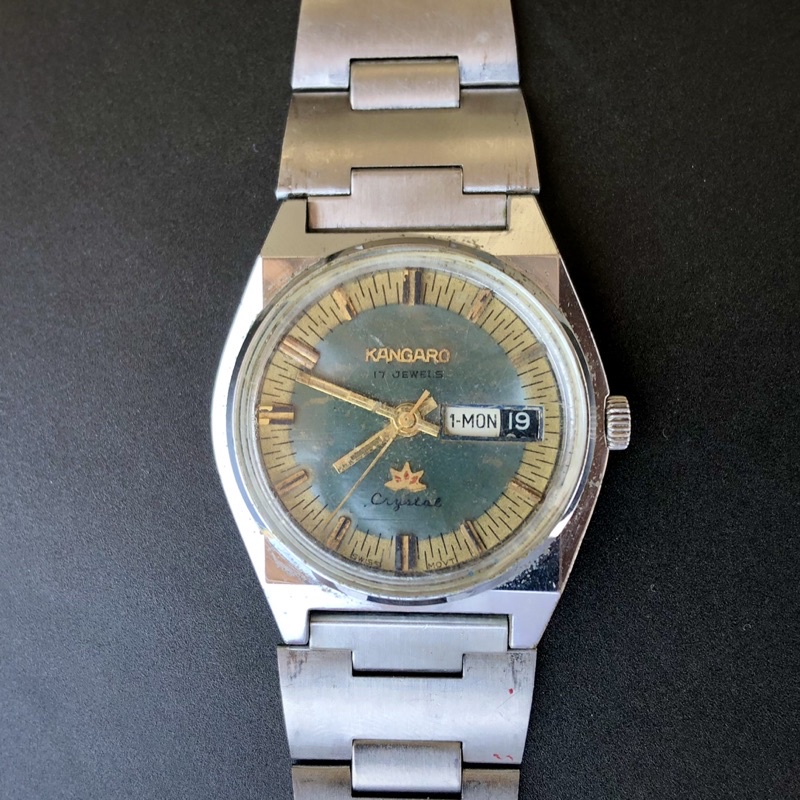 JAMTANGAN VINTAGE / KANGORO SWISS ORIGINAL / JAMTANGAN PRIA ORIGINAL / JAMTANGAN KUNO / ARLOJI JADUL