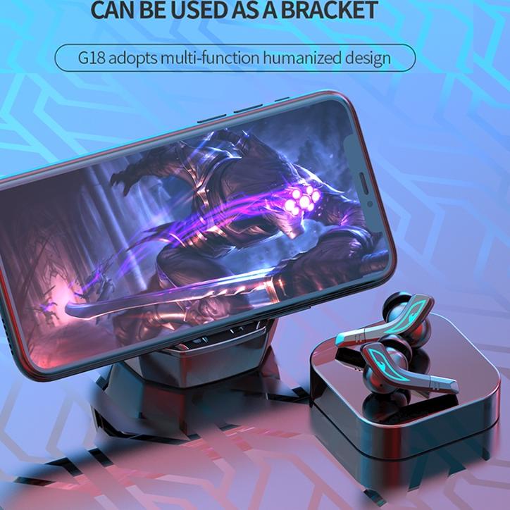 Terbaik COD Earphone Gaming Headset Wireless 5.2 Bluetooth Hedset Gaming Headphone Bluetooth TWS Ear