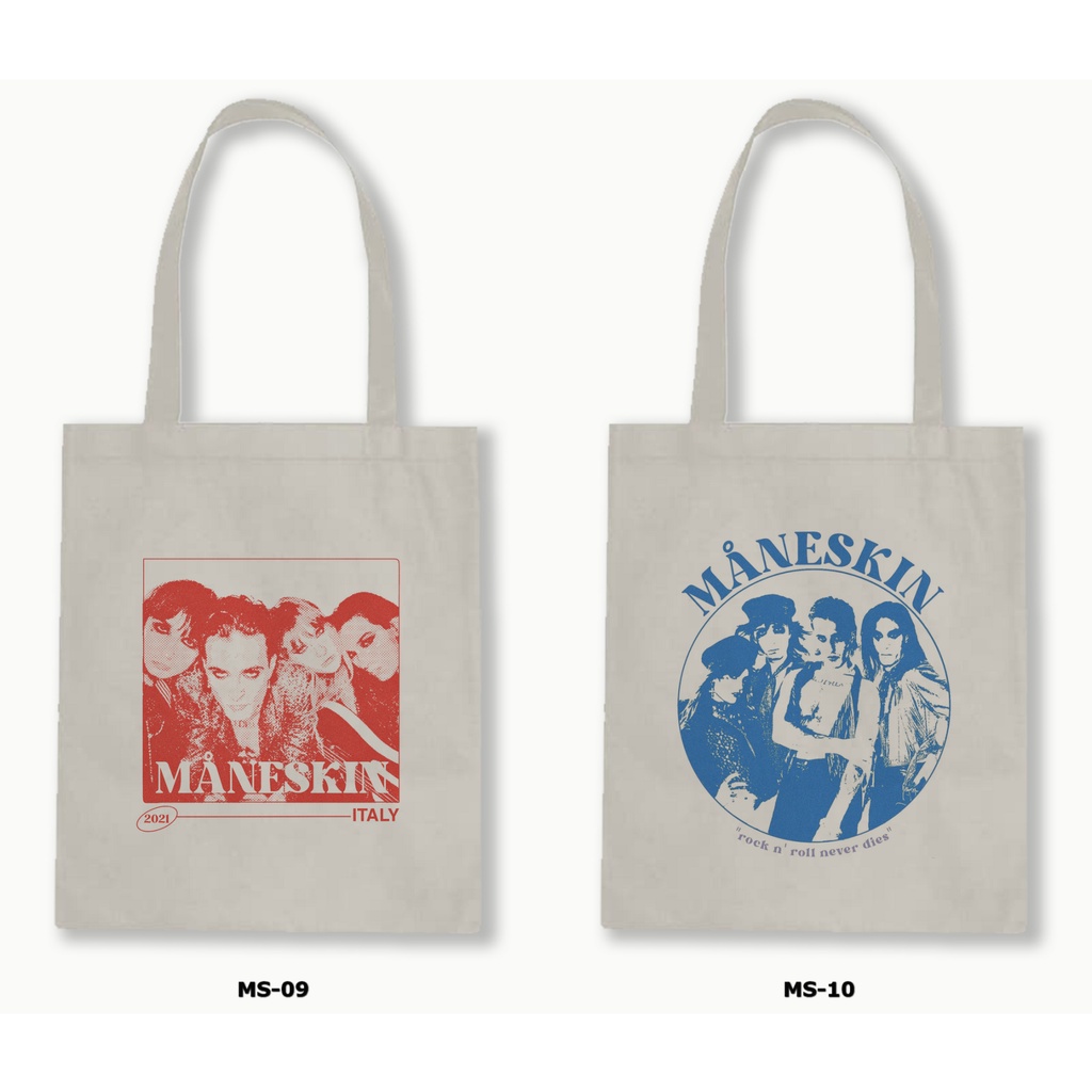 TOTE BAG BLACU - MANESKIN 1