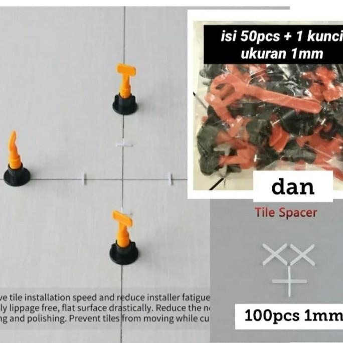 

50bua set Reusable Tile leveling system alat perata keramik model