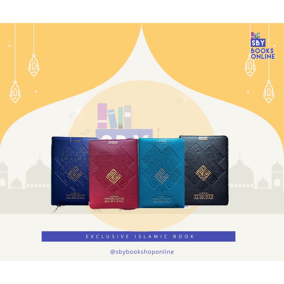 Al-Quran Al-Hufaz A6 Terjemah Tajwid 5 Blok Warna Jaket Kalp Resleting Lux Kertas QPP - Penerbit Cor
