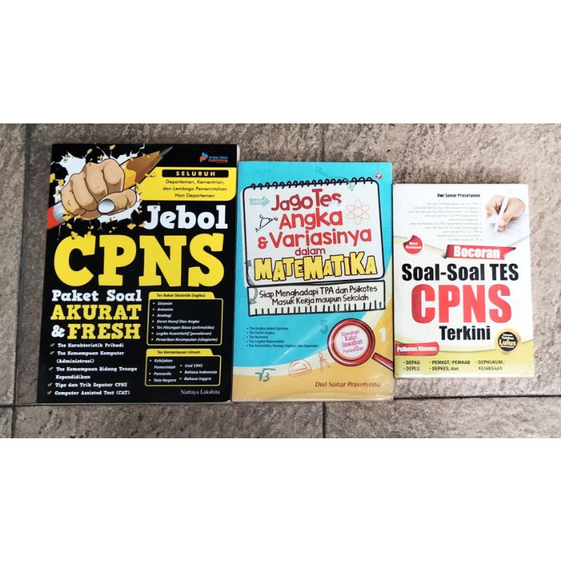 Jual Buku Psikotes Jago Tes Angka Jebol Cpns Original Shopee Indonesia