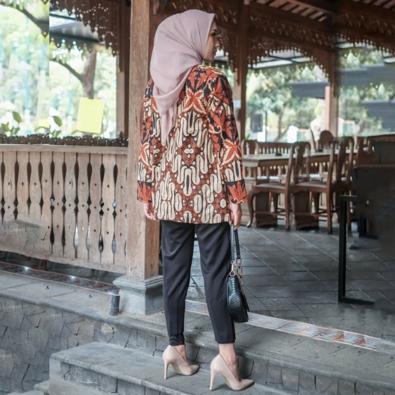 Blouse Batik Seruni Size S/M/L/XL/XXL - NairaBatik