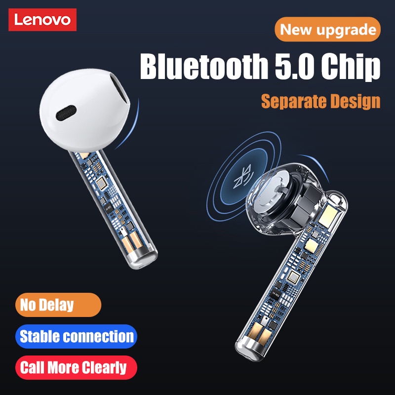 TWS Lenovo XT83 Headset Bluetooth 5.0 Wireless Earphone Kontrol sentuh Dukungan untuk Android IOS with Mikrofon