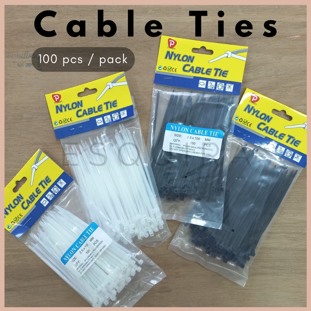 Cable Ties / Kabel Tie / Pengikat Bungkus Makanan 10 Cm / NCTP100/NCTH100