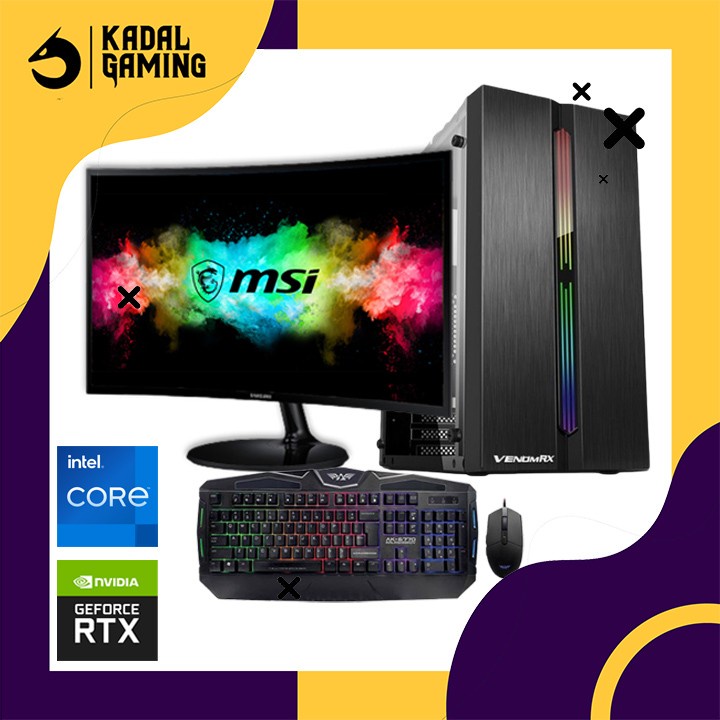 PC GAMING RENDER INTEL CORE I5 10400F|RTX 3050 8GB / 2060 6GB FULLSET