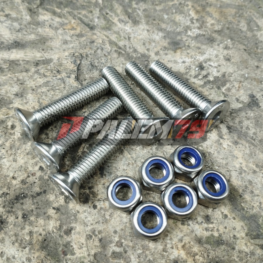 Baut Mur Spacer Gear Dtracker KLX 250 Baud Baja Locknut Spaser Gir
