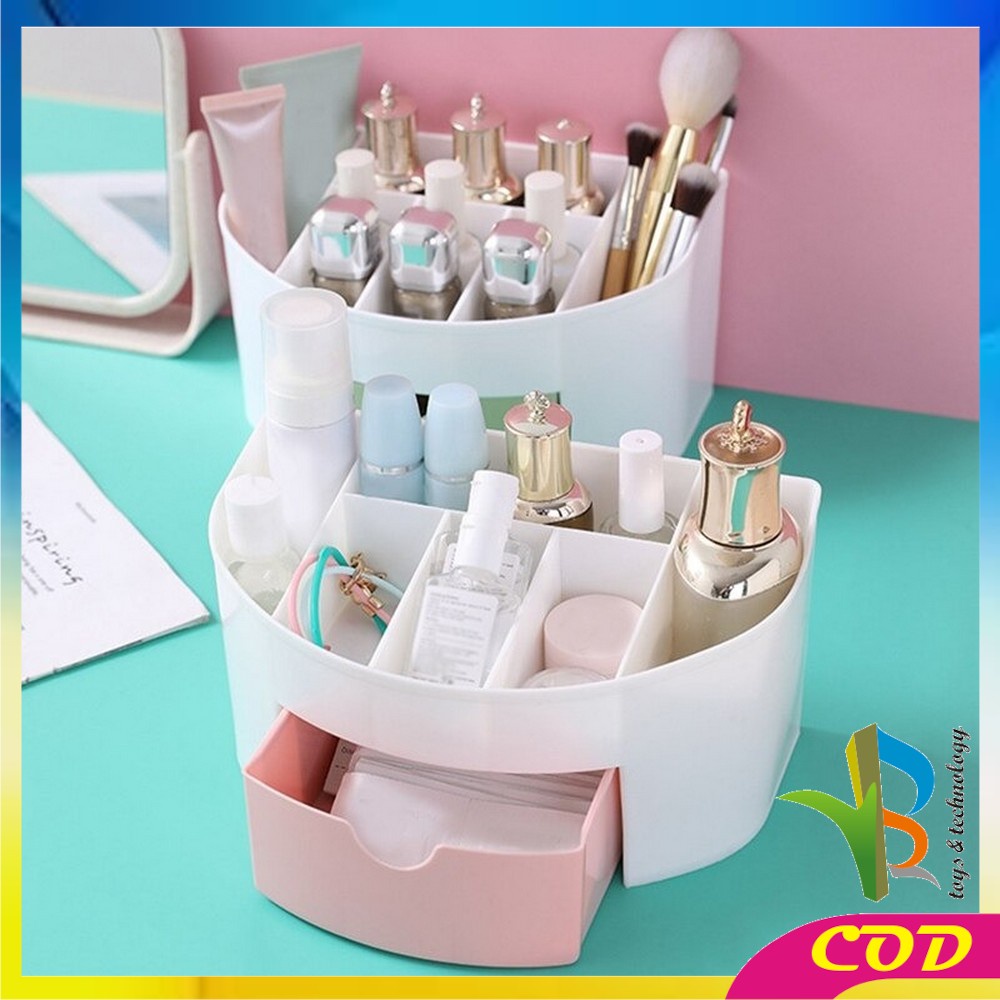 RB-K33 Rak Kosmetik Mini Serbaguna Desktop Storage Box Organizer Multifungsi / Make Up Storage