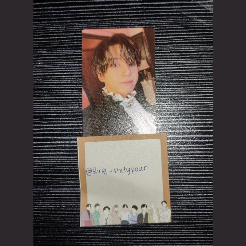 RPC Jungkook photo folio PC bts official jas hitam