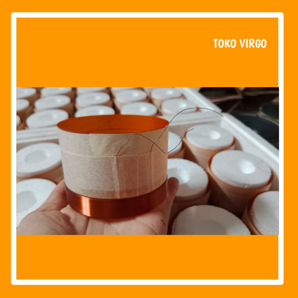 ORIGINAL Voice Coil 3" Sepul 3 Inch Coil Spul 75 MM Koil Toto Sound 15700 Spool Spull Toto Sond