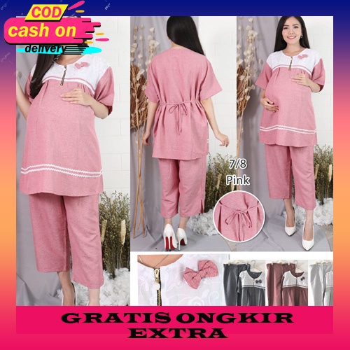 One Set Rayon Crinkle Airflow Setelan // Setelan Rayon Crinkle Airflow // Dress Rayon // Setelan Ray