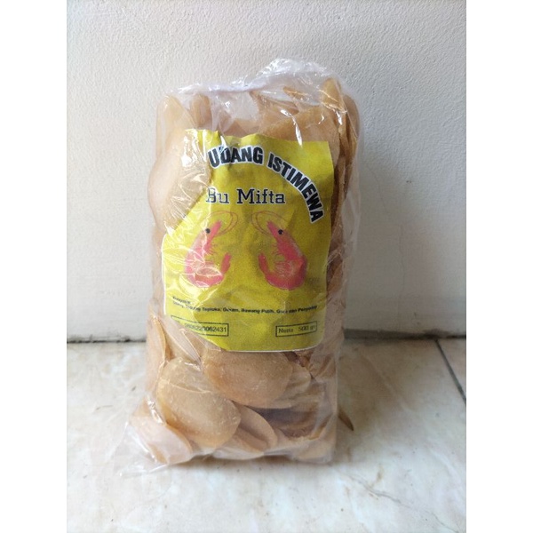 

KRUPUK UDANG 500GRAM ENAK GURIH