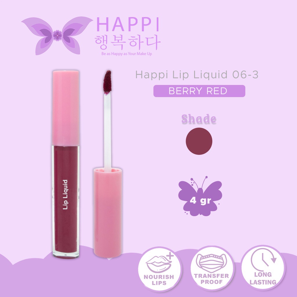 HAPPI Lip Liquid Matte Lip Cream