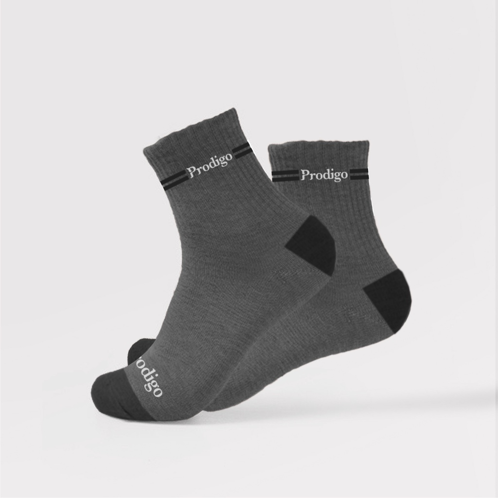Kaos Kaki Basic prodigo Pendek Pria Ankle Semata Kaki | Katun | Premium | Grey