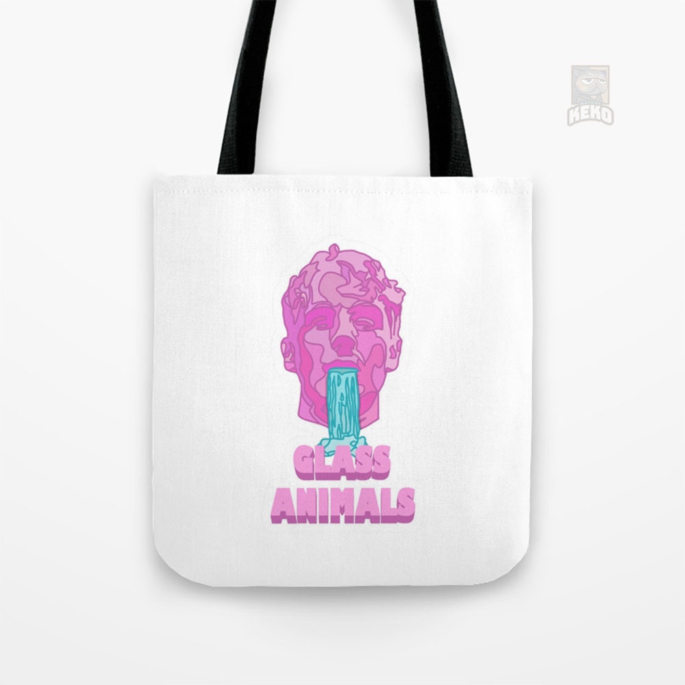 Tote Bag kanvas Glass Animals Soda Waterfalls (Head and Logo)