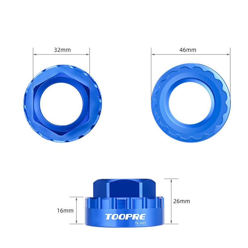 Lanfy Chainring Lock Ring Adapter Suku Cadang Sepeda Untuk M7100 M8100 M9100 Crankset 12speed Chainring Alat Instalasi