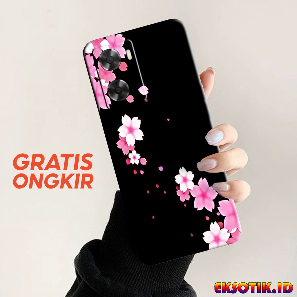 Case Oppo A57 2022 - Eksotik.id - Casing Oppo A57 2022 - Case Bunga - Skin Handphone - Silikon Oppo 