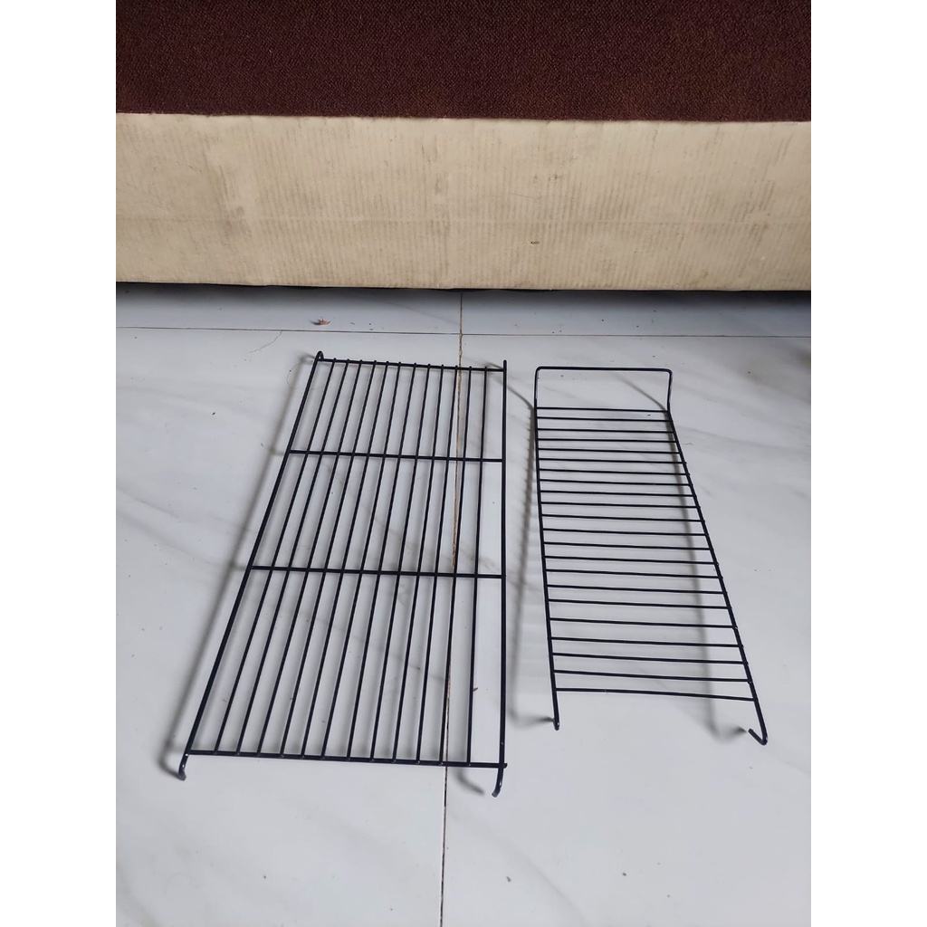 tangga kandang kucing dan bantalannya, tempat tidur kandang kucing bahan tebal dan kokoh untuk kandang ukuran 60x40 dan 75x45