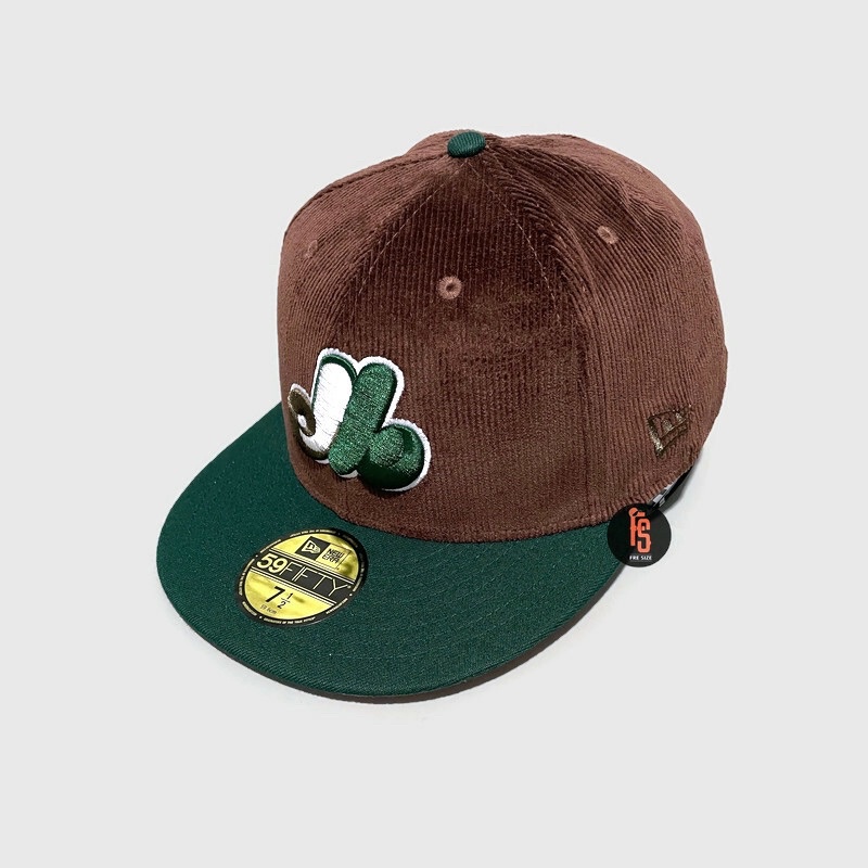 TOPI NEW ERA ORIGINAL 5950 COR ASG 1982 MONTREAL EXPOS WALNUT GREEN