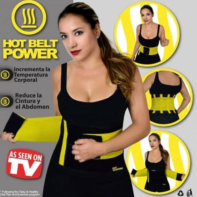 BRG.11De22м ‣ Hot Shaper Power Belt Neotex / Korset Pelangsing Perut hotshapers Original