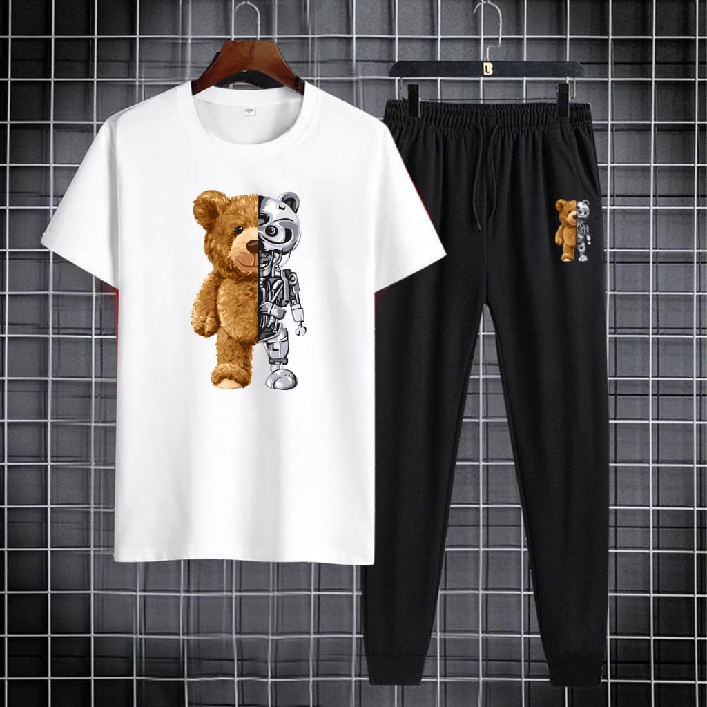 COD/ARPIOSSHOP - STELAN BEAR - SETELAN PRIA/WANITA SATU SET ( KAOS + JOGGER )