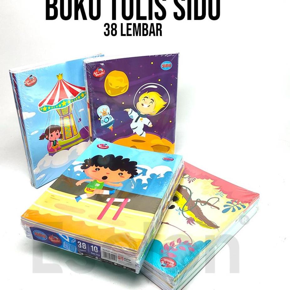 

Trend 바 10pcs Buku Tulis SIDU Garis 38lembar / 1pack Buku Tulis SIDU 38lembar / Buku Tulis SIDU
