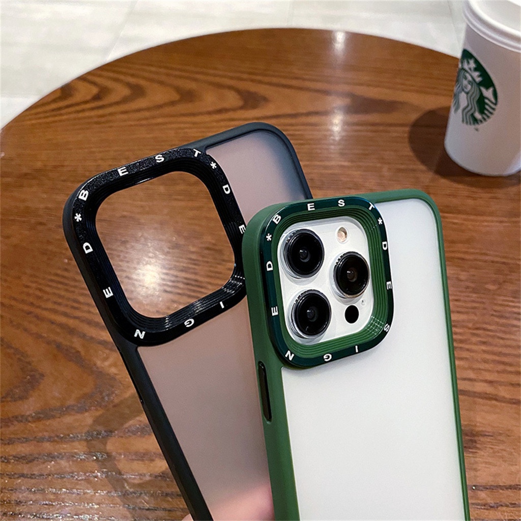 Casing Pelindung Lensa Kamera Premium Mewah Case iPhone 14 Pro Max Plus Case iPhone 13 12 Pro Max14 Ungu Tertutup Penuh Shockproof Matte Hard Back Cover Shockproof Case