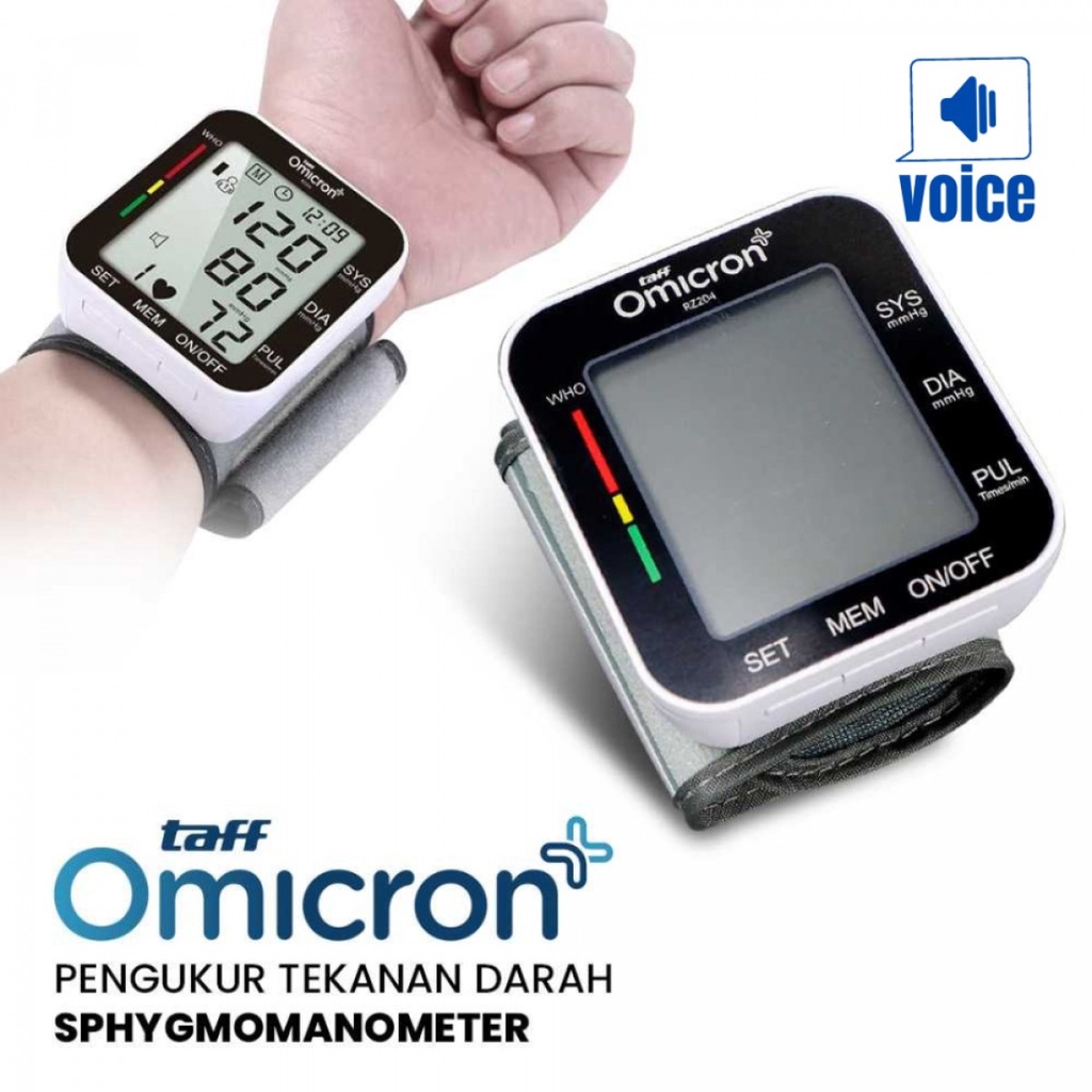 Tensimeter Digital Taffomicron Pengukur Tekanan Darah Electrik