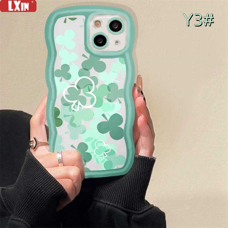 New Case Realme 10 C33 C30 C31 C35 C21Y C25Y Realme C11 C25 C17 C15 C12 C3 C2 Realme 8i 7i 5 5i 6i 7 Pro Peach Jantung Gelombang Tepi TPU Phone Case Cover