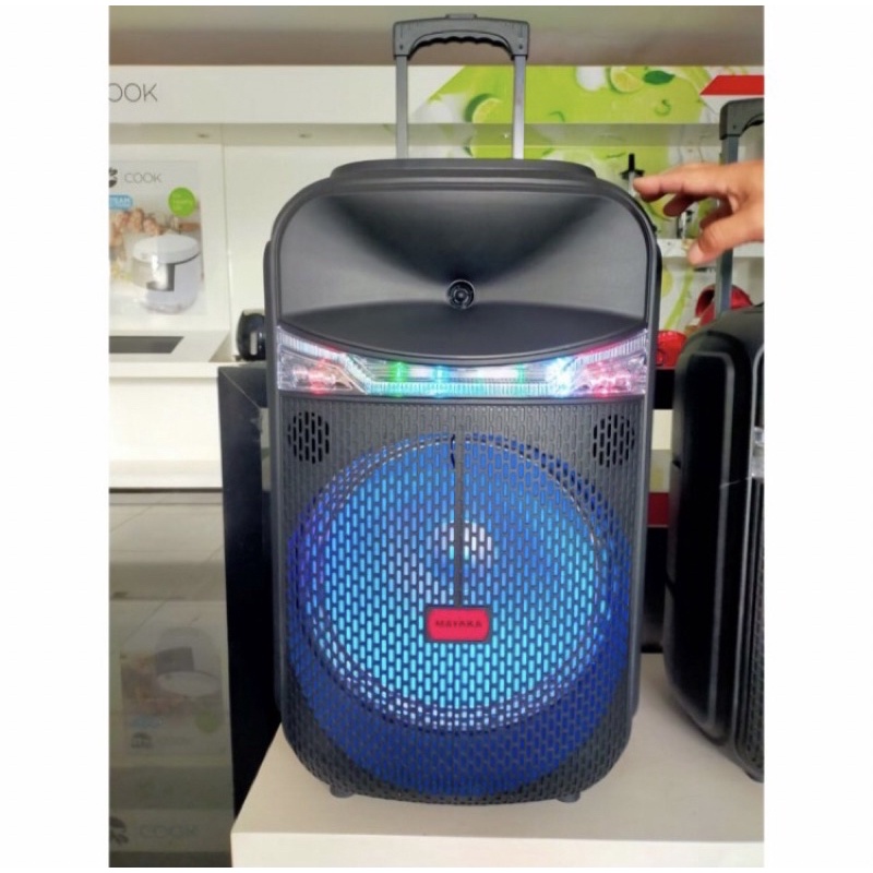 MAYAKA SPEAKER BLUETOOTH PORTABLE SPKT1815 E-AD / 15inch + 2 mic