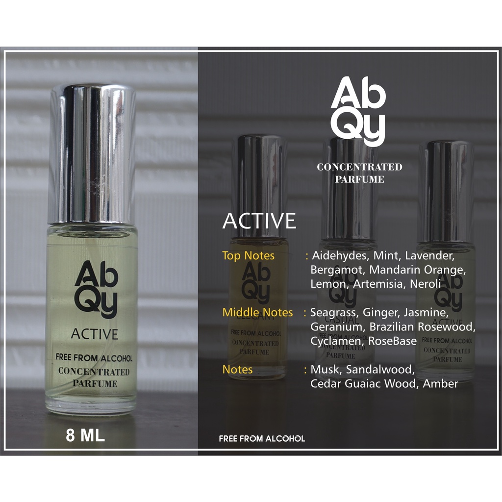 Concetrated Parfum Non Alcohol By ABQY