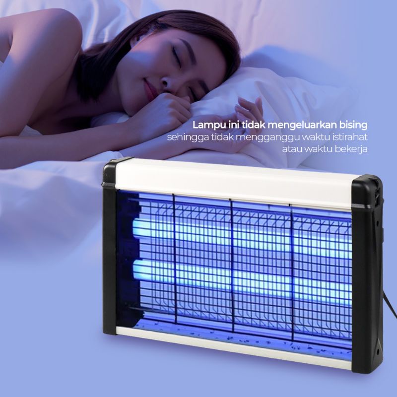 Lampu Pembasmi Lalat Nyamuk UV Mosquito Killer Lamp - Lampu UV Perangkap Nyamuk