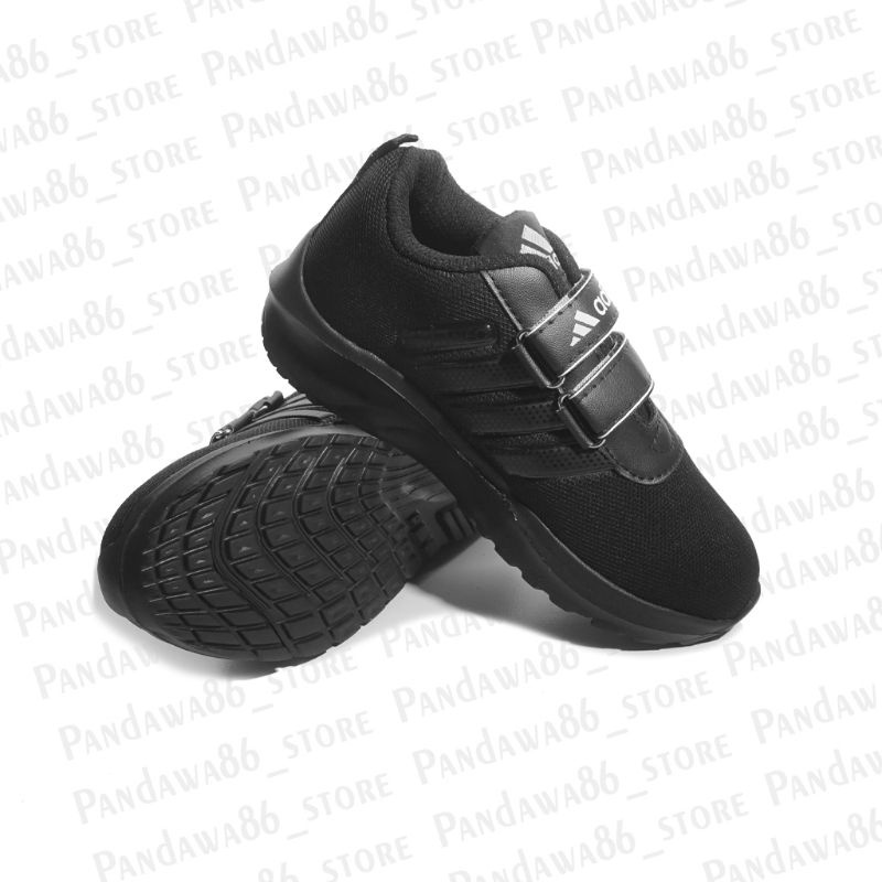 SEPATU ANAK SEKOLAH HITAM TK/SD  LAKI-LAKI PEREMPUAN UMUR 5-15 TAHUN