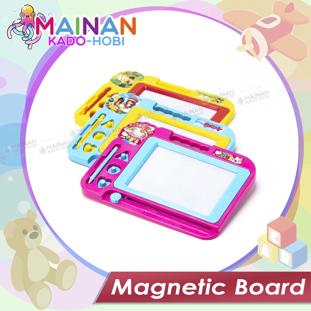 MAINAN EDUKASI ANAK MELUKIS DRAWING PAPAN TULIS MAGNET