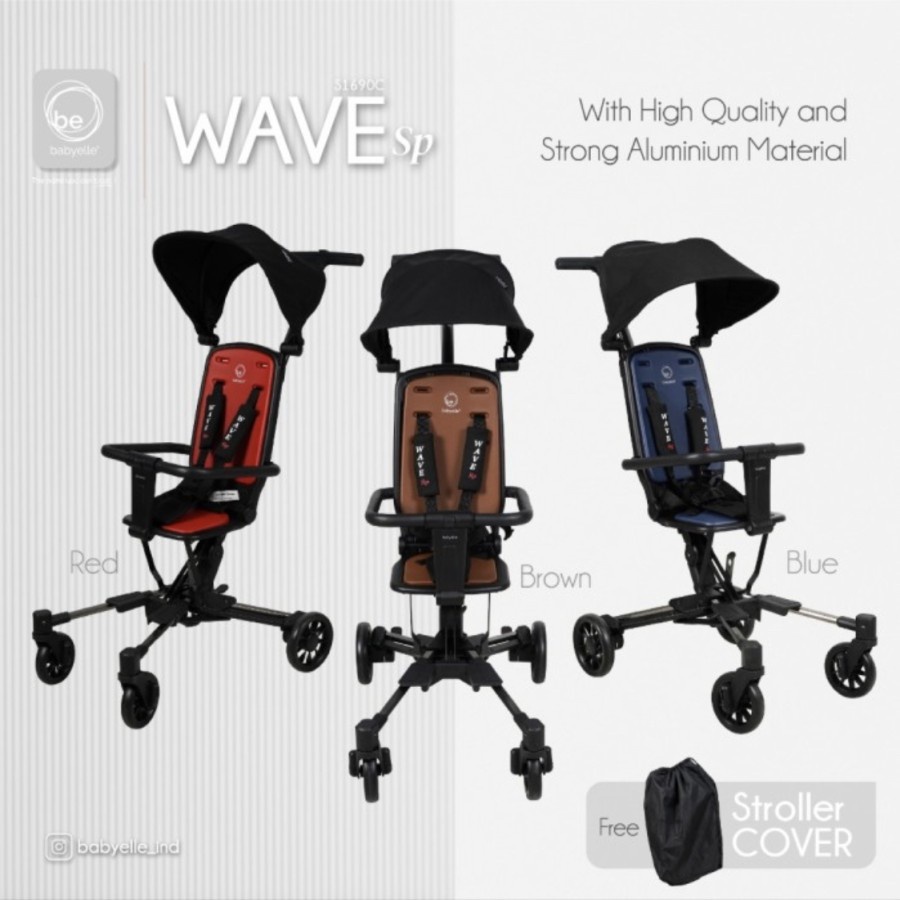 Stroller Babyelle Wave SP S 1690 C Kabin Size / Kereta Dorong Bayi