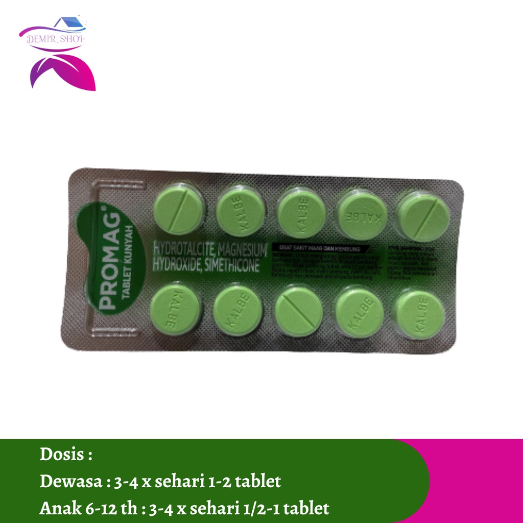 Promag Tablet / Obat Sakit Maag dan Kembung