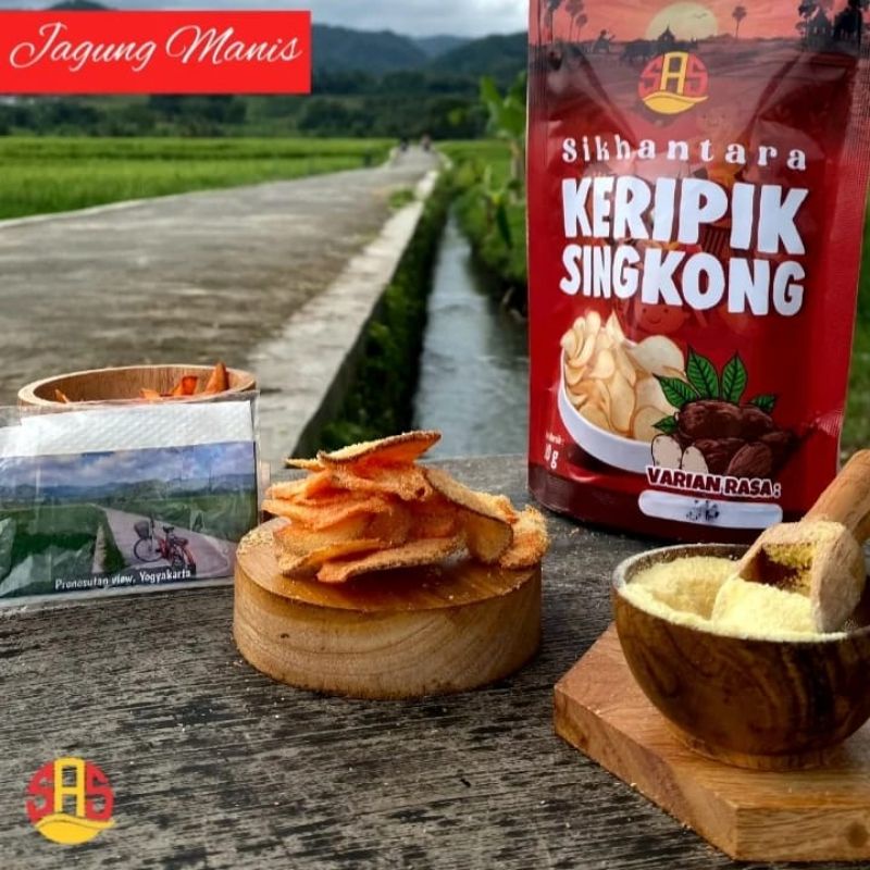 

Kripik singkong sikhantara Jagung manis
