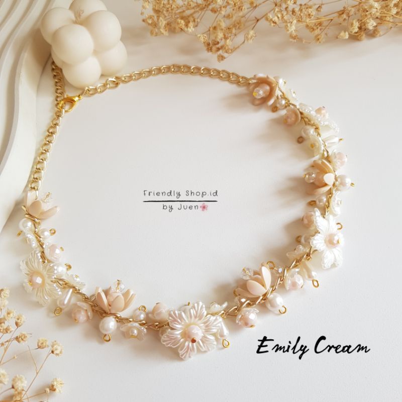 EMILY NECKLACE PREMIUM - ELSA / KALUNG MANIK / KALUNG HIJAB / KALUNG KRISTAL / CHOOKER