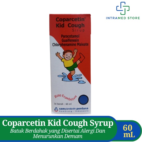 Coparcetin Kid Cough Syrup 60 ml - Obat Batuk Berdahak/Alergi/Demam