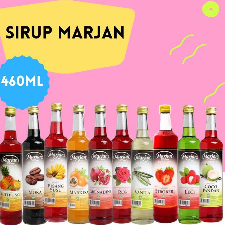 

(B-S5S-✉) EXP 01 24 | SIRUP MARJAN 460ML / SIRUP MARJAN SEMUA RASA / SIRUP MARJAN ALL VARIANT super keren