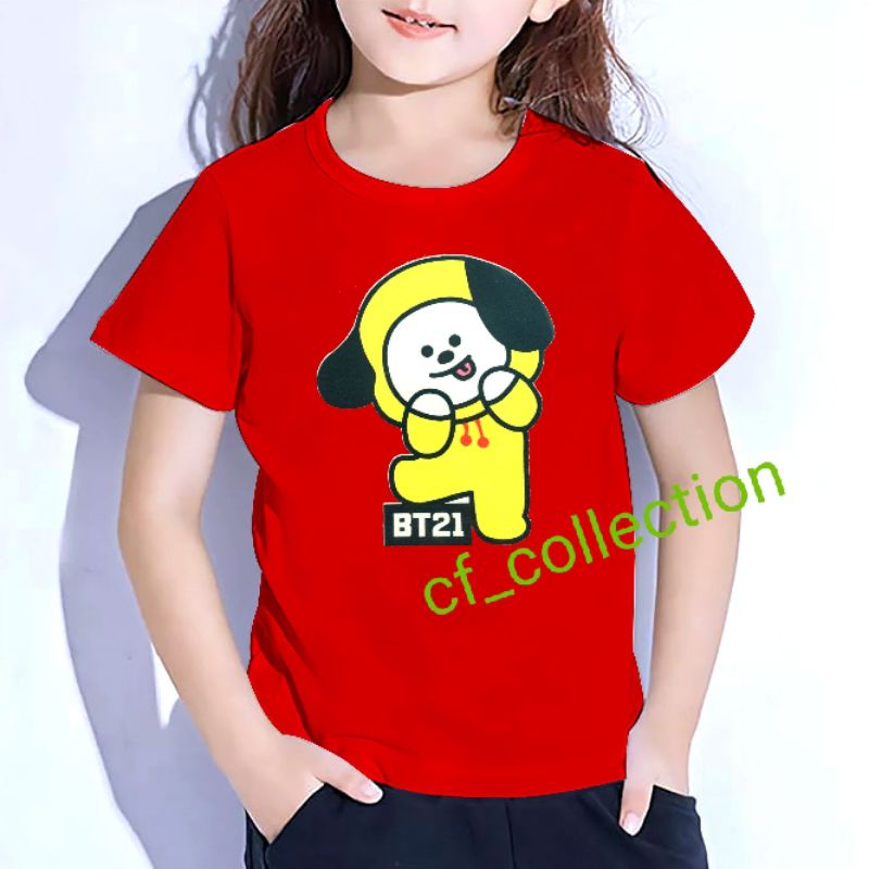 KAOS ANAK PEREMPUAN GAMBAR DFT 1 10 TAHUN