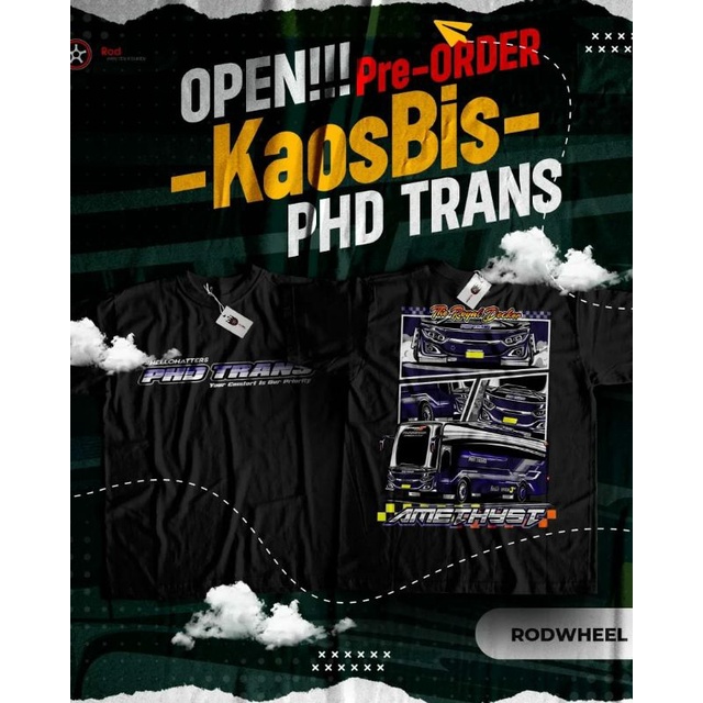 Kaos bus distroo menarik "Nafit Trans,44trans,phd Trans dll.