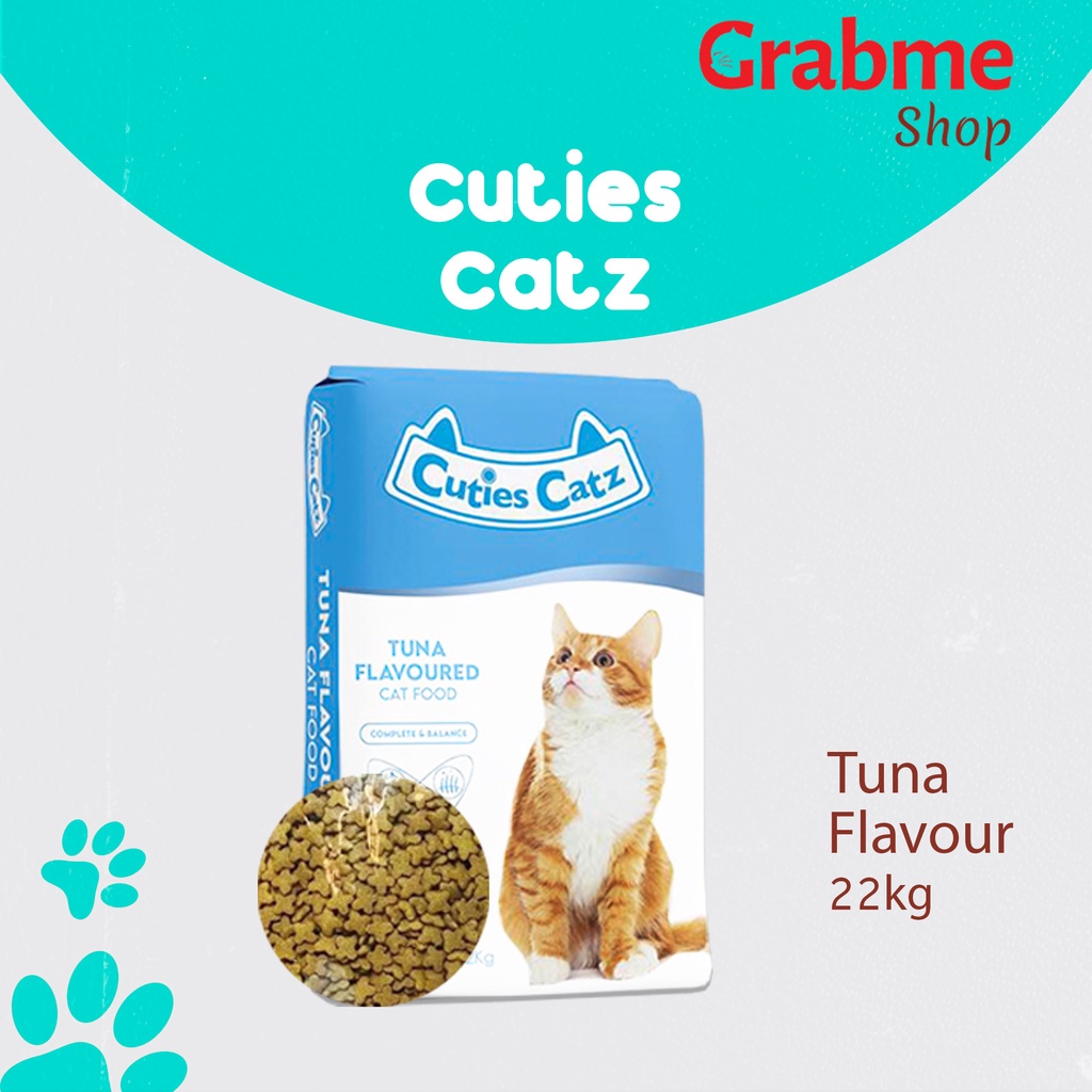 Makanan Kucing kering Premium Cuties Catz 1kg