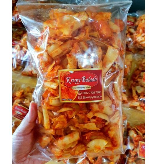 

6.6 Brand kripik singkong krispy balado