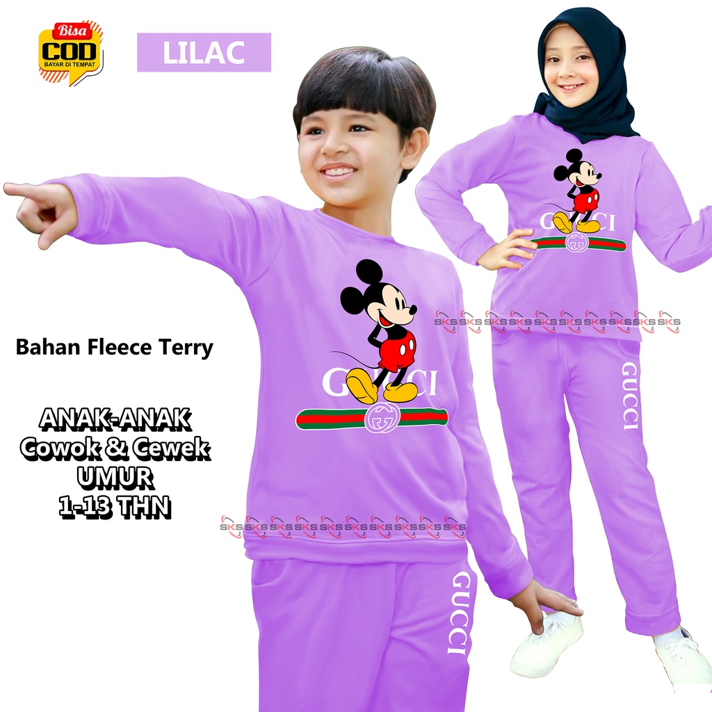 BISA COD &amp; GRATIS ONGKIR Top Model 0003 Setelan Anak-anak Setelan Olahraga Anak Training Lari Joging Sepeda Senam bisa untuk baju tidur bahan adem lembut tebal