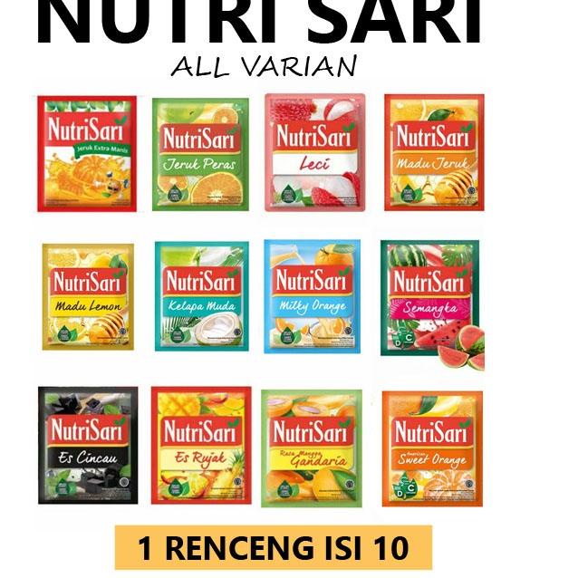 

NUTRISARI renceng isi 10sachet