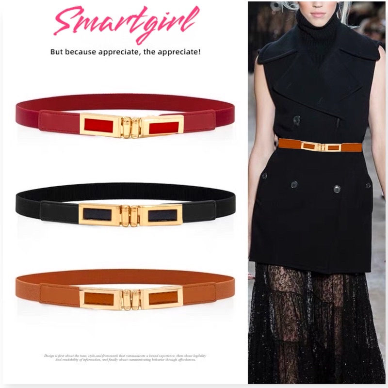 SMARTGIRL NEW IKAT PINGGANG KARET WANITA IMPORT/TALI PINGGANG CEWEK/FASHION BELT 00076-00081