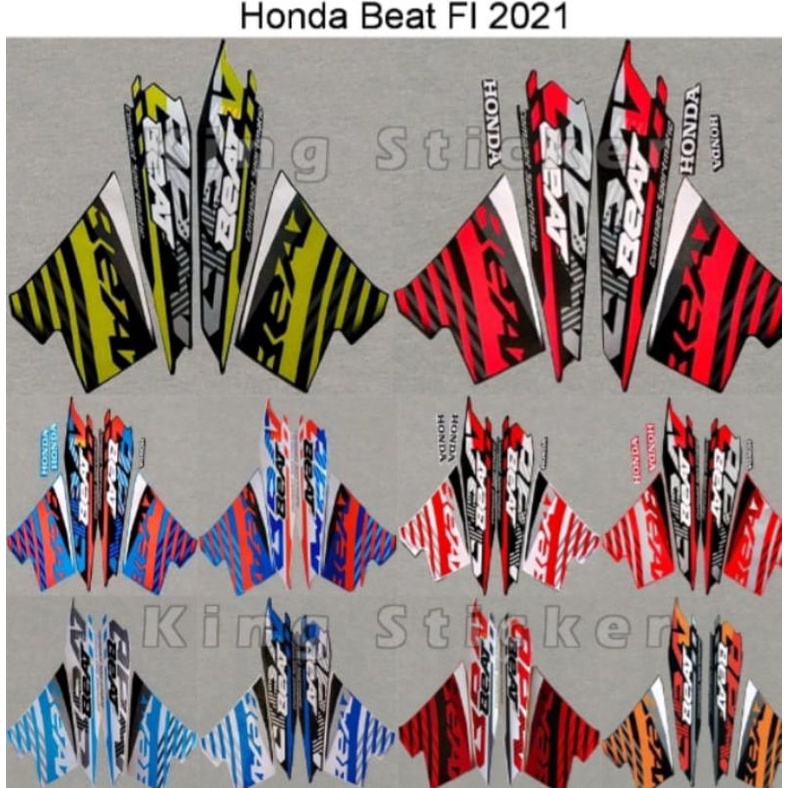 Striping Honda Beat Fi Tahun 2021