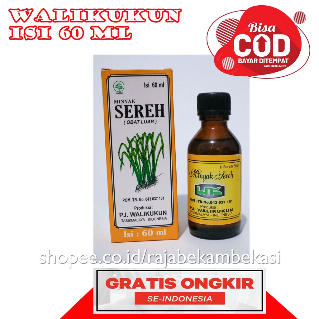 Minyak Sereh walikukun 60 Ml - Walikukun Original isi 60ml