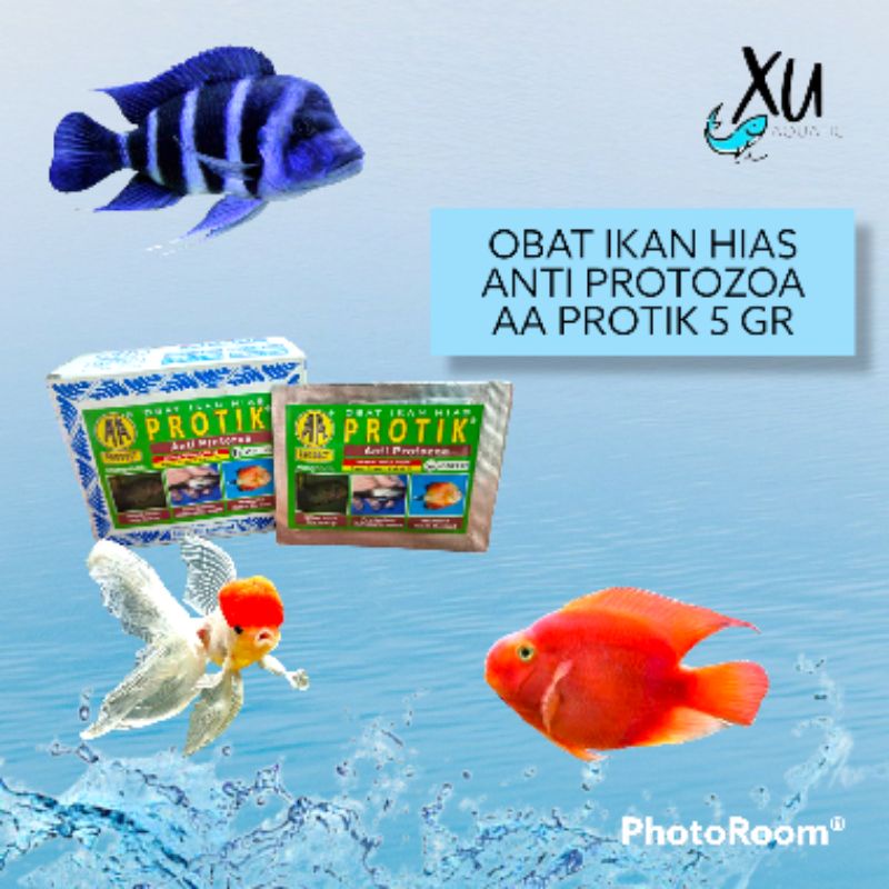 PROTIK OBAT IKAN ANTI PROTOZOA ANTI PARASIT IKAN HIAS HEXAMITA PERUT KEMBUNG BERAK PUTIH